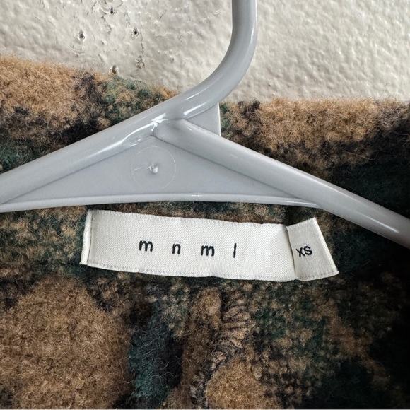 MNML Tweed Button Up Shirt Jacket Size XS - Picture 3 of 8